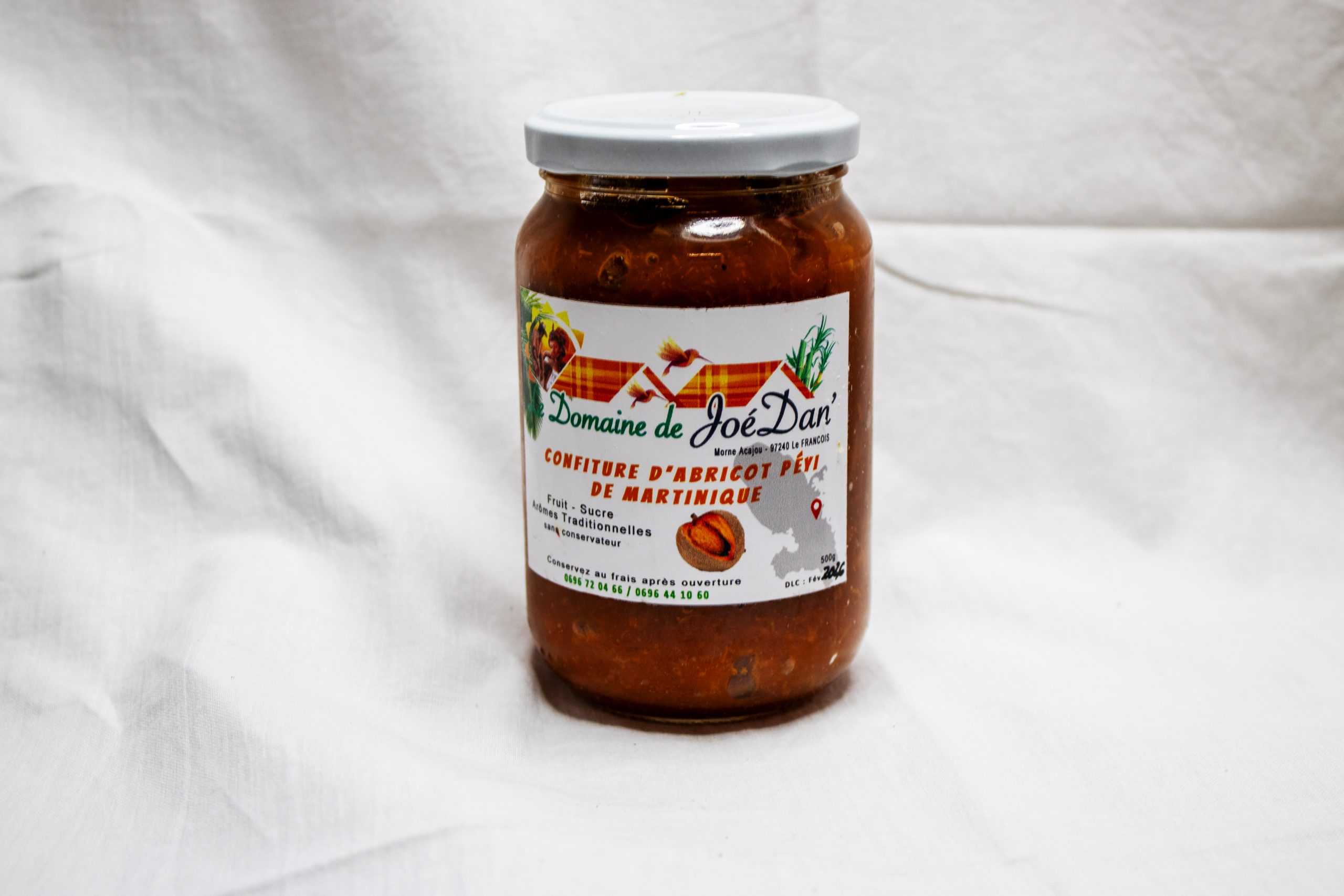 Confiture d'abricot péyi